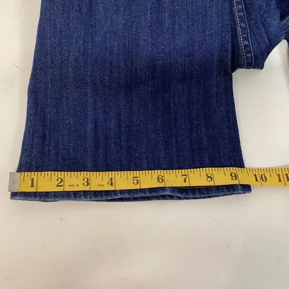 Arden b jean’s women 10 blue flare Y2K low rise back button pockets - Picture 11 of 11